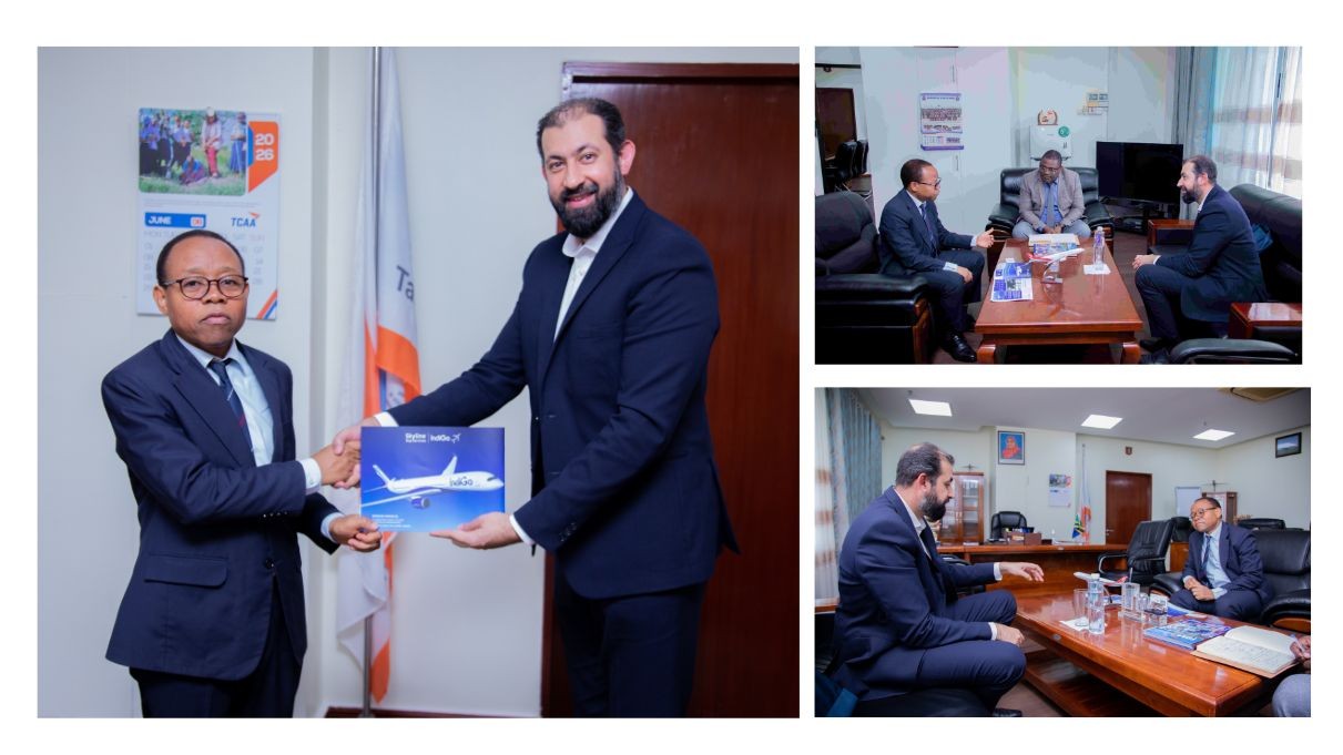 TCAA MEETS WITH INDIGO TO DISCUSS PLANS FOR DIRECT FLIGHTS BETWEEN INDIA AND TANZANIA