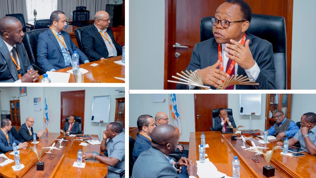 TCAA DIRECTOR GENERAL RECEIVES TRANSOM HIGH LEVEL MANAGEMENT TEAM
