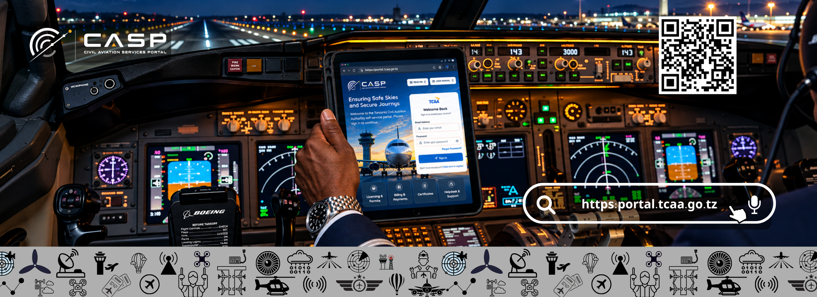 The official civil aviation services portal